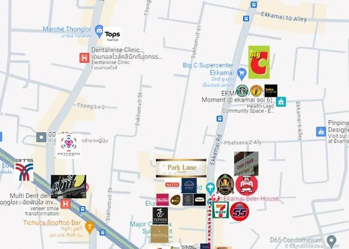 New Ekamai Thonglor Luxury Near 711, Bts, Mall Apartment